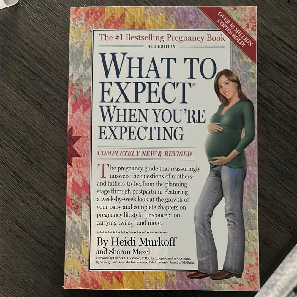 What to Expect When You're Expecting Book - Red and Blue Cover